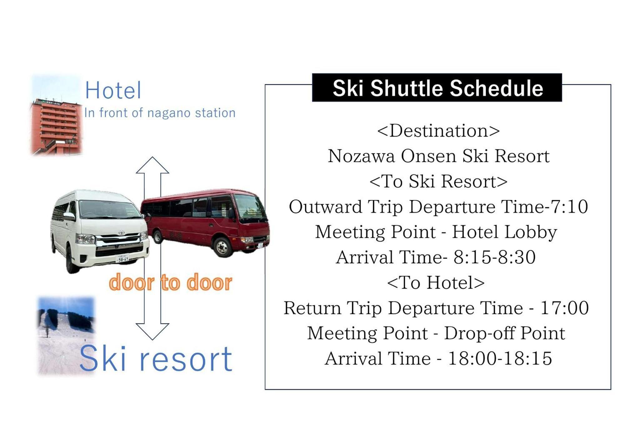 Nagano Daiichi Hotel Exterior foto